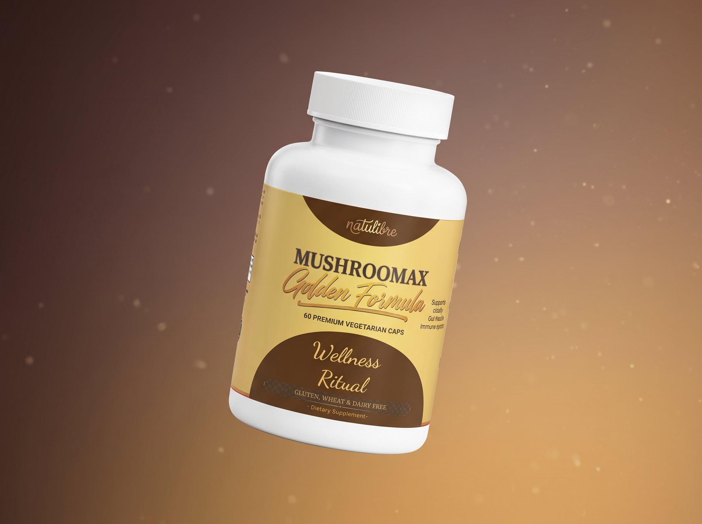 Natulibre Golden Formula on evening nightstand for recovery