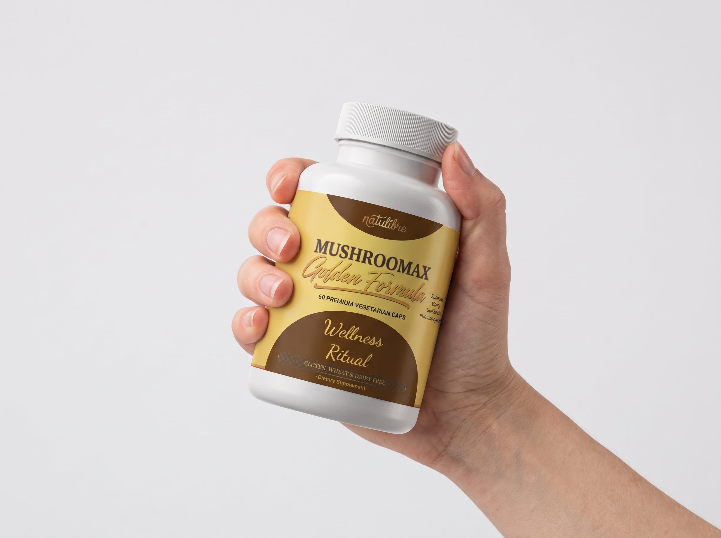 Customer taking Natulibre Golden Formula at night